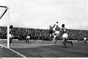 5 June 1966; A general view of the action between the Republic of Ireland and France. Under 23 International, Ireland v France, Dalymount Park, Dublin. Picture credit: Connolly Collection / SPORTSFILE