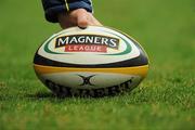 26 March 2010; A general view of a Magners League ball. Celtic League, Munster v Glasgow Warriors. Thomond Park, Limerick. Picture credit: Diarmuid Greene / SPORTSFILE