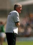13 May 2001; Mickey Moran, Donegal manager, during the Ulster Minor Football Championship Quarter-Final match between Donegal and Fermanagh at MacCumhaill Park in Ballybofey, Donegal. Photo by Damien Eagers/Sportsfile