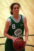 16 May 2001; Reggie Grennan of Ireland during the European Women's Basketball Championship Qualifiers match between Ireland and England at the University of Limerick in Limerick. Photo by Brendan Moran/Sportsfile