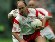 20 May 2001; Peter Canavan of Tyrone during the Bank of Ireland Ulster Senior Football Championship Quarter-Final match between Tyrone and Armagh at St Tiernach's Park in Clones, Monaghan. Photo by David Maher/Sportsfile