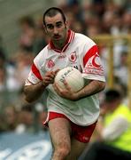 20 May 2001; Declan McCrossan of Tyrone during the Bank of Ireland Ulster Senior Football Championship Quarter-Final match between Tyrone and Armagh at St Tiernach's Park in Clones, Monaghan. Photo by David Maher/Sportsfile
