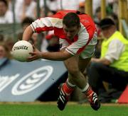 20 May 2001; Justin McNulty of Armagh during the Bank of Ireland Ulster Senior Football Championship Quarter-Final match between Tyrone and Armagh at St Tiernach's Park in Clones, Monaghan. Photo by David Maher/Sportsfile