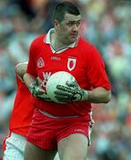 20 May 2001; Finbar McConnell of Tyrone during the Bank of Ireland Ulster Senior Football Championship Quarter-Final match between Tyrone and Armagh at St Tiernach's Park in Clones, Monaghan. Photo by David Maher/Sportsfile