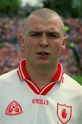 20 May 2001; Owen Mulligan of Tyrone ahead of the Bank of Ireland Ulster Senior Football Championship Quarter-Final match between Tyrone and Armagh at St Tiernach's Park in Clones, Monaghan. Photo by Damien Eagers/Sportsfile
