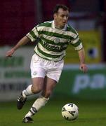 2 May 2001; Derek Treacy of Shamrock Rovers during the Eircom League Premier Division match between Shelbourne and Shamrock Rovers at Tolka Park in Dublin. Photo by David Maher/Sportsfile