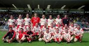 20 May 2001; Tyrone team ahead of the Bank of Ireland Ulster Senior Football Championship Quarter-Final match between Tyrone and Armagh at St Tiernach's Park in Clones, Monaghan. Photo by David Maher/Sportsfile
