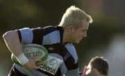 4 April 2001; John Davis, Shannon. Rugby. Picture credit; Brendan Moran / SPORTSFILE *(EDI)*