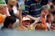 27 May 2001; An Offaly supporter during the Bank of Ireland Leinster Senior Football Championship Quarter-Final match between Offaly and Laois at Croke Park in Dublin. Photo by Brendan Moran/Sportsfile