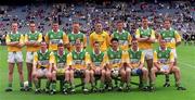 27 May 2001; Offaly team ahead of the Bank of Ireland Leinster Senior Football Championship Quarter-Final match between Offaly and Laois at Croke Park in Dublin. Photo by Brendan Moran/Sportsfile