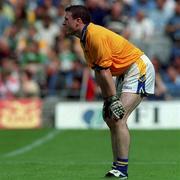 27 May 2001; Gavin Tonra of Longford during the Bank of Ireland Leinster Senior Football Championship Quarter-Final match between Dublin and Longford at Croke Park in Dublin. Photo by Damien Eagers/Sportsfile