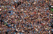 27 May 2001; Dublin fans during the Bank of Ireland Leinster Senior Football Championship Quarter-Final match between Dublin and Longford at Croke Park in Dublin. Photo by Damien Eagers/Sportsfile