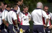 28 May 2001; Ronan O'Gara of Ireland ahead of a British and Irish Lions squad training session at the Army Rugby Playing Fields in Aldershot, England. Photo by Matt Browne/Sportsfile