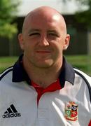 28 May 2001; Keith Wood of British and Irish Lions ahead of a British and Irish Lions squad training session at the Army Rugby Playing Fields in Aldershot, England. Photo by Matt Browne/Sportsfile