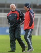 27 March 2016; Cork manager Peadar Healy, right, with selector Eamonn Ryan. Allianz Football League Division 1 Round 6, Cork v Down. Páirc Uí Rinn, Cork.  Picture credit: Piaras Ó Mídheach / SPORTSFILE