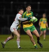 30 March 2016; Michael Carroll, Donegal, in action against Lee Brennan, Tyrone. EirGrid Ulster GAA Football U21 Championship, Semi-Final, Tyrone v Donegal, Celtic Park, Derry. Picture credit: Oliver McVeigh / SPORTSFILE