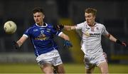 16 March 2016; Donal Monahan, Cavan, in action against Mark Kavanagh, Tyrone. EirGrid Ulster GAA Football U21 Championship, Quarter-Final, Cavan v Tyrone, Kingspan Breffni Park, Cavan. Picture credit: Oliver McVeigh / SPORTSFILE