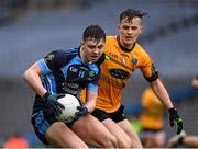 2 April 2016; Jack Clancy, Gallen CS Ferbane, in action against Alan Sommers, Holy Rosary College Moutbellew. Masita GAA All Ireland Post Primary Schools Paddy Drummond Cup Final, Gallen CS Ferbane v Holy Rosary College Mountbellew. Croke Park, Dublin.  Picture credit: Ray McManus / SPORTSFILE