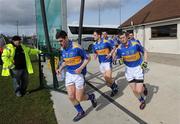 28 March 2010; The Tipperary team make their way onto the field. Allianz GAA Football National League, Division 2, Round 6, Armagh v Tipperary, St Oliver Plunkett Park, Crossmaglen, Armagh. Picture credit: Oliver McVeigh / SPORTSFILE