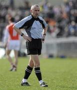 28 March 2010; Referee Martin Higgins. Allianz GAA Football National League, Division 2, Round 6, Armagh v Tipperary, St Oliver Plunkett Park, Crossmaglen, Armagh. Picture credit: Oliver McVeigh / SPORTSFILE