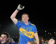 31 March 2010; Michael O’Dwyer, Tipperary, celebrates his side's victory. Cadbury Munster GAA Football Under 21 Championship Final, Kerry v Tipperary, Austin Stack Park, Tralee, Co. Kerry. Picture credit: Stephen McCarthy / SPORTSFILE