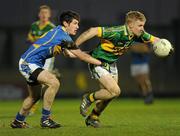 31 March 2010; Barry John Walsh, Kerry, in action against Padraig O’Dwyer, Tipperary. Cadbury Munster GAA Football Under 21 Championship Final, Kerry v Tipperary, Austin Stack Park, Tralee, Co. Kerry. Picture credit: Stephen McCarthy / SPORTSFILE