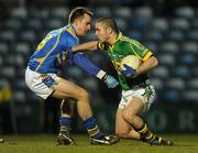 31 March 2010; Patrick Curtin, Kerry, in action against John Coghlan, Tipperary. Cadbury Munster GAA Football Under 21 Championship Final, Kerry v Tipperary, Austin Stack Park, Tralee, Co. Kerry. Picture credit: Stephen McCarthy / SPORTSFILE