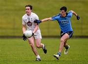 2 April 2016; Paul Mescal, Kildare, in action against Martin Cahilan, Dublin. EirGrid Leinster GAA Football U21 Championship Final, Dublin v Kildare. Páirc Táilteann, Navan, Co. Meath. Photo by Sportsfile