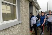 2 April 2016; The Roscommon team arriving for the game. EirGrid Connacht GAA Football U21 Championship Final. Markievicz Park, Sligo.  Picture credit: Oliver McVeigh / SPORTSFILE