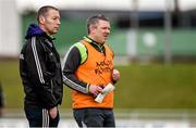 2 April 2016; Kerry manager Ciaran Carey and selector Mark Foley during the game. Allianz Hurling League Division 1B Relegation Play-off, Kerry v Laois. Austin Stack Park, Tralee, Co. Kerry.  Picture credit: Diarmuid Greene / SPORTSFILE