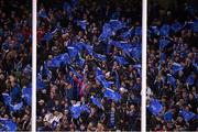 2 April 2016; Leinster supporters at the Guinness PRO12 round 19 clash between Leinster and Munster at the Aviva Stadium, Lansdowne Road, Dublin Picture credit: Cody Glenn / SPORTSFILE