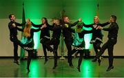 2 April 2016; The Watty Graham's Glen team of, Cathal McGuckin, James McGilligan, Paul Gunning, Ruairí McFalone, Caoimhe McLaughlin, Katie Strathern, Laura McCloskey and Niamh McFalone, representing Derry and Ulster, competing in the Rince Foirne competition. All-Ireland Scór Sinsir Championship Finals. INEC, Gleneagle Hotel, Killarney, Co. Kerry. Picture credit: Piaras Ó Mídheach / SPORTSFILE