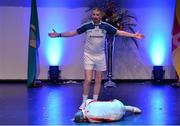 2 April 2016; The Downs team of, Noel Lynam, Patrick Doherty, Kenny Colgan, Anthony Rowan, John Kennedy, Geraldine Rowan, Niamh Moriarty, Kevin Kennedy and Sinead Curley, representing Westmeath  and Leinster, competing in the Léiriú Stáitse competition. Pictured is Patrick Doherty. All-Ireland Scór Sinsir Championship Finals. INEC, Gleneagle Hotel, Killarney, Co. Kerry. Picture credit: Piaras Ó Mídheach / SPORTSFILE