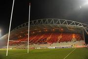 2 April 2010; A general view of Thomond Park, showing the West Stand, after the game. Celtic League, Munster v Leinster, Thomond Park, Limerick. Picture credit: Ray McManus / SPORTSFILE