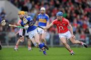 4 April 2010; Lar Corbett, Tipperary, in action against Tom Kenny, Cork. Allianz GAA Hurling National League Division 1 Round 6, Cork v Tipperary, Pairc Ui Chaoimh, Cork. Picture credit: Matt Browne / SPORTSFILE