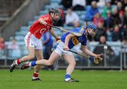 4 April 2010; Paddy Stapleton, Tipperary, in action against Tadhg Og Murphy, Cork. Allianz GAA Hurling National League Division 1 Round 6, Cork v Tipperary, Pairc Ui Chaoimh, Cork. Picture credit: Matt Browne / SPORTSFILE