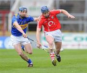 4 April 2010; Pat Horgan, Cork, in action against Paddy Stapleton, Tipperary. Allianz GAA Hurling National League Division 1 Round 6, Cork v Tipperary, Pairc Ui Chaoimh, Cork. Picture credit: Matt Browne / SPORTSFILE