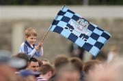 4 April 2010; A young Dublin supporter after the game. Cadbury Leinster GAA Football Under 21 Championship Final, Dublin v Westmeath, Parnell Park, Dublin. Picture credit: Stephen McCarthy / SPORTSFILE