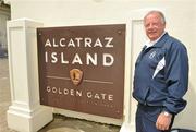 5 April 2010; President of Cumann Peil Gael na mBan Pat Quill on a visit to Alcatraz Island Federal Penitentiary. TG4 Ladies Football All-Star Tour, San Francisco, California, USA. Picture credit: Brendan Moran / SPORTSFILE