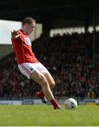 3 April 2016; Cork's Colm O'Neill scores a first half penalty. Allianz Football League, Division 1,  Round 7, Kerry v Cork. Austin Stack Park, Tralee. Picture credit: Piaras Ó Mídheach / SPORTSFILE
