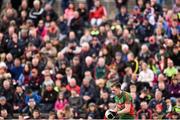 3 April 2016; Cillian O'Connor, Mayo, prepares to take a free. Allianz Football League Division 1 Round 7, Mayo v Down. Elverys MacHale Park, Castlebar, Co. Mayo. Picture credit: David Maher / SPORTSFILE