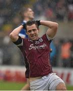 3 April 2016; Patrick Sweeney, Galway, reacts after a missed second half opportunity.  Allianz Football League Division 2 Round 7, Cavan v Galway. Kingspan Breffni Park, Cavan. Picture credit: Cody Glenn / SPORTSFILE