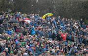 3 April 2016; A section of the large crowd watch the game during the first half. Allianz Football League Division 1, Round 7, Monaghan v Donegal. St Mary's Park, Castleblayney, Co. Monaghan. Picture credit: Dáire Brennan / SPORTSFILE
