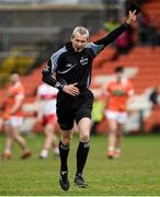 3 April 2016; Referee Fergal Kelly.  Allianz Football League Division 2 Round 7, Armagh v Derry. Athletic Grounds, Armagh. Picture credit: Oliver McVeigh / SPORTSFILE