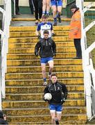 3 April 2016; Conor McManus leads the Monaghan team out. Allianz Football League Division 1 Round 7, Monaghan v Donegal. St Mary's Park, Castleblayney, Co. Monaghan. Picture credit: Philip Fitzpatrick / SPORTSFILE