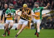 3 April 2016; John Power, Kilkenny, in action against Niall Wynne, Offaly. Allianz Hurling League Division 1 Quarter-Final, Kilkenny v Offaly. Nowlan Park, Kilkenny. Picture credit: Ray McManus / SPORTSFILE