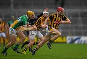 3 April 2016; Colin Fennelly, Kilkenny, in action against Paddy Murphy, Offaly. Allianz Hurling League Division 1, Quarter-Final, Kilkenny v Offaly. Nowlan Park, Kilkenny. Picture credit: Ray McManus / SPORTSFILE