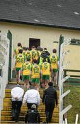 3 April 2016; Donegal players make their way back to the dressing-room after the game. Allianz Football League Division 1, Round 7, Monaghan v Donegal. St Mary's Park, Castleblayney, Co. Monaghan. Picture credit: Dáire Brennan / SPORTSFILE