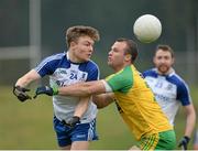 3 April 2016; Conor McCarthy, Monaghan, in action against Neil McGee, Donegal. Allianz Football League Division 1, Round 7, Monaghan v Donegal. St Mary's Park, Castleblayney, Co. Monaghan. Picture credit: Dáire Brennan / SPORTSFILE