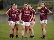 3 April 2016; Galway players dejected after the game. Lidl Ladies Football National League Division 1, Galway v Cork. St Jarlath's Stadium, Tuam, Co. Galway. Picture credit: Sam Barnes / SPORTSFILE